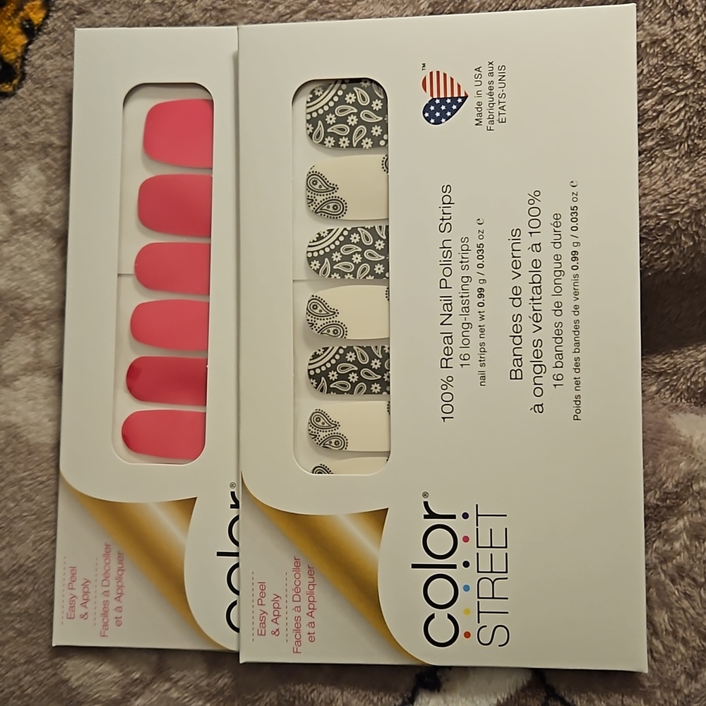 Lot of 2 Color Street NEW RETIRED sets